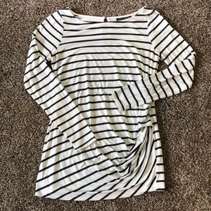 Striped maternity top